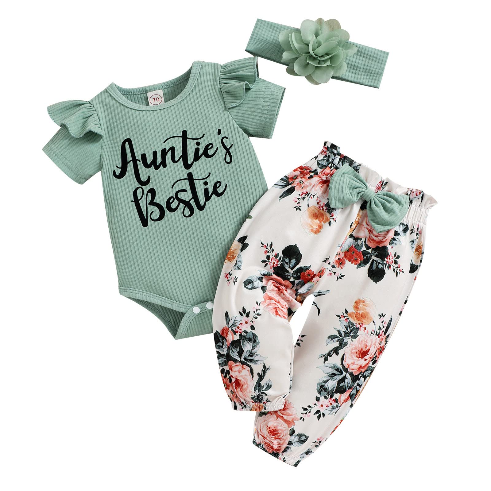 Cute Baby Girl Clothes - Soft Cotton Short Sleeve Letter Print Romper Bodysuits for Infants 0-24 Months | Perfect for Playtime, Photo Shoots & Everyday Wear
