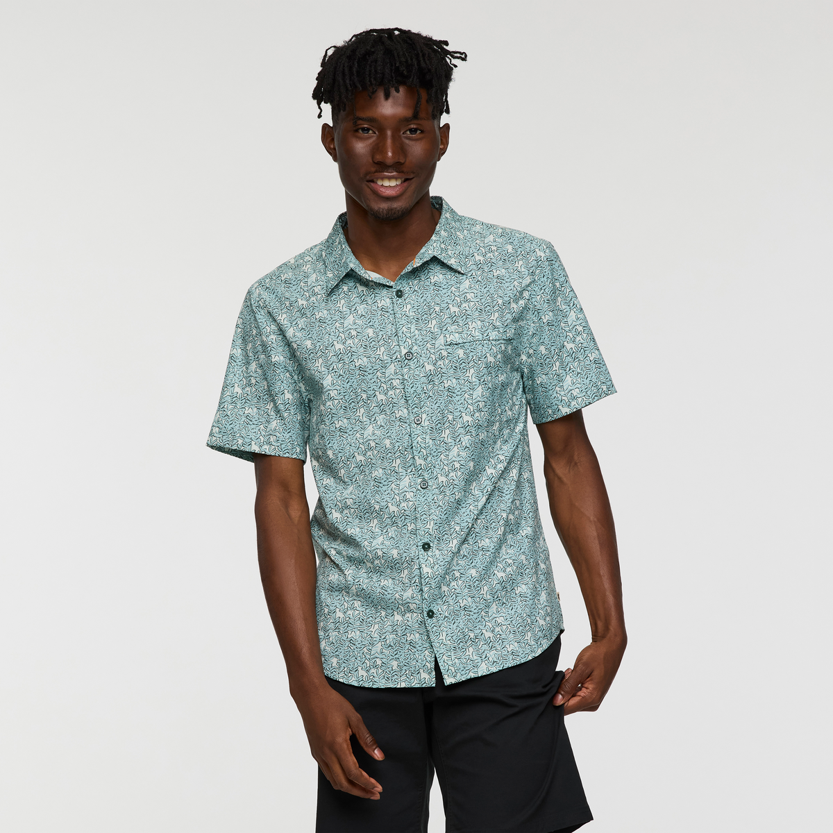 Cotopaxi Cambio Button Up Shirt for Men - Stylish Printed Casual Shirt for Outdoor Adventures & Everyday Wear