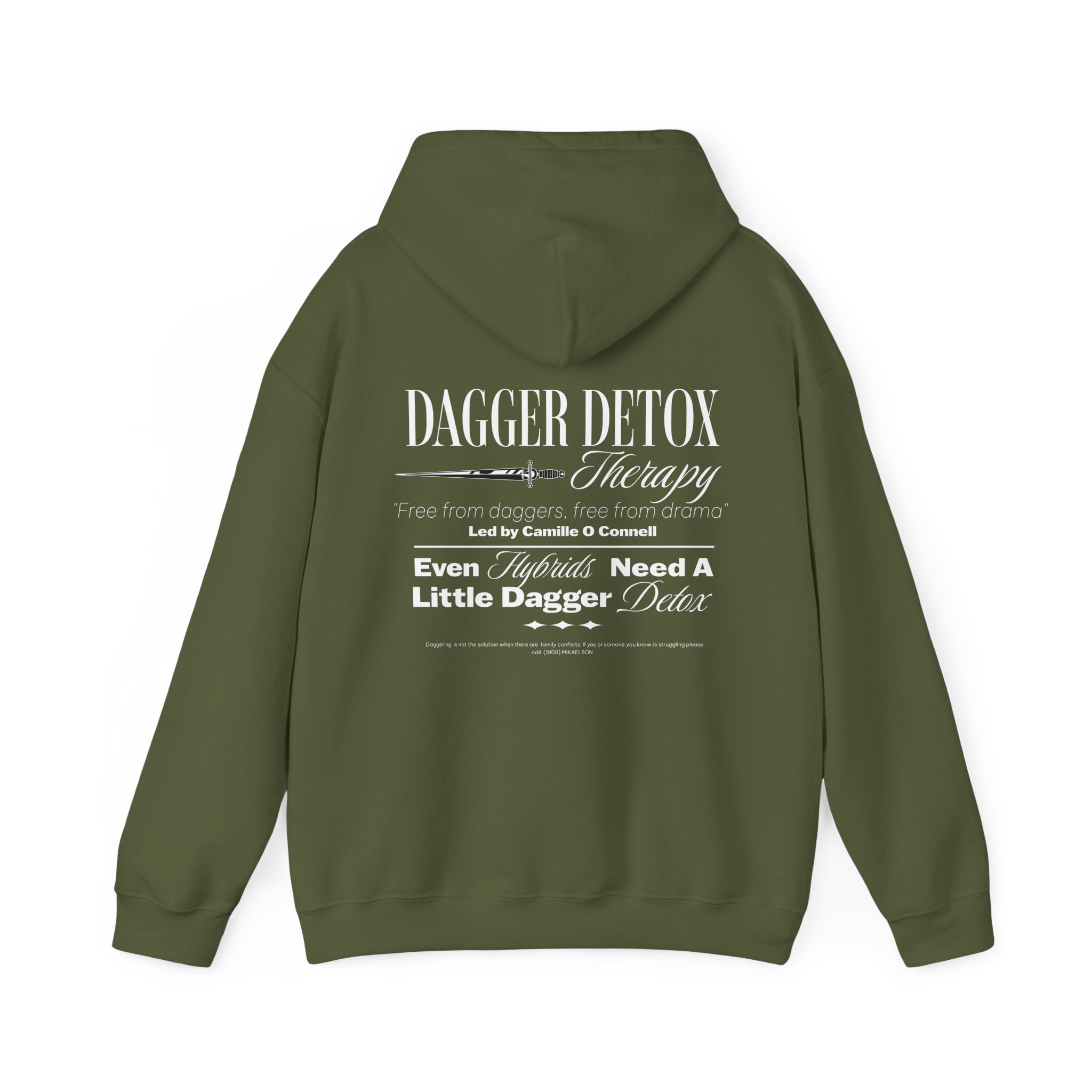 Dagger Detox Hoodie for Men & Women - Lightweight Sweatshirt with Odor Control & Moisture Wicking - Perfect for Gym, Yoga, and Outdoor Activities