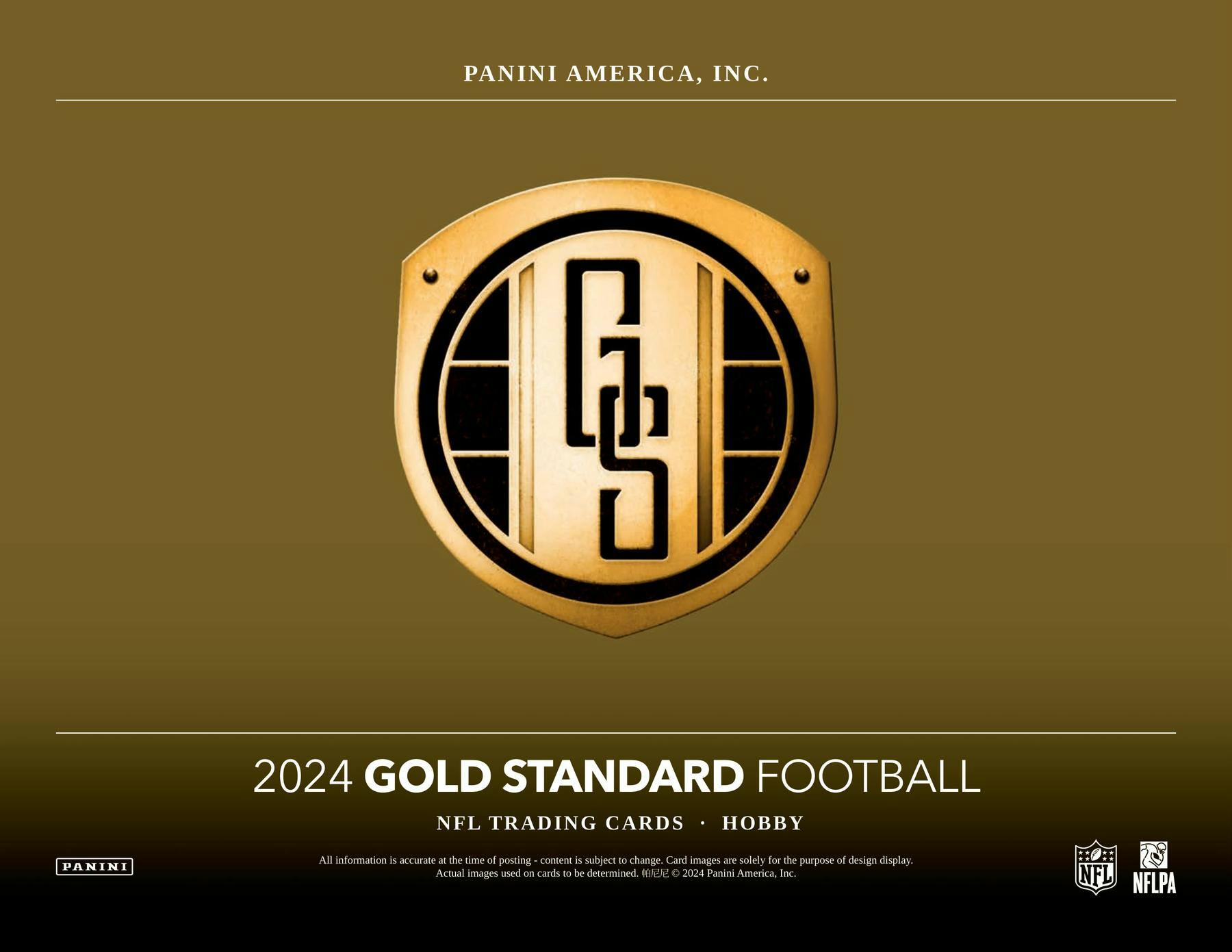 2024 Panini Gold Standard Football Hobby Box - Premium NFL Trading Cards Collection for Collectors & Investors | Perfect for Sports Memorabilia Enthusiasts & Fantasy Football Fans
