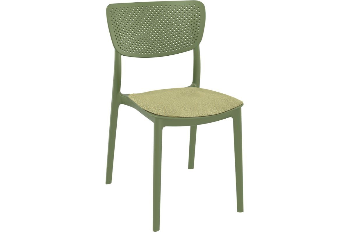 Stackable Lucy Dining Chair - Indoor/Outdoor Use for Restaurants, Cafes, and Home Patios | Durable & Stylish Seating Solution