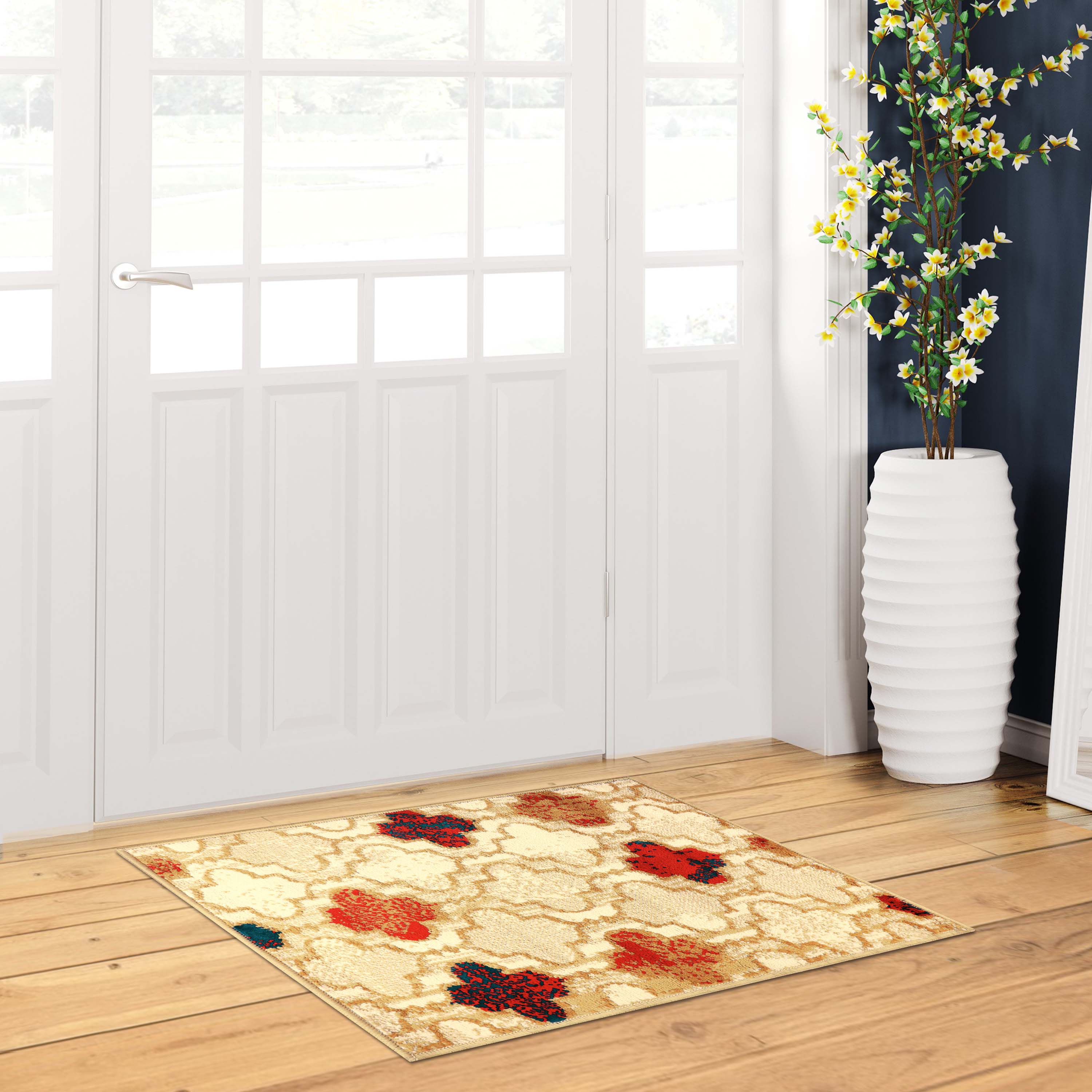 Viking Geometric Trellis Indoor Area Rug & Runner - Non-Slip Boho Chic Carpet for Living Room, Bedroom, Hallway - Perfect for Nordic Home Decor & Cozy Spaces