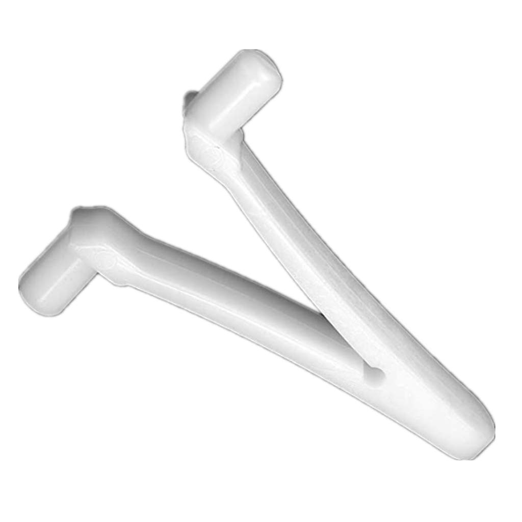 10-Piece Butterfly V-Clip Pool Pole Attachments - Compatible with Swimming Pool Leaf Rakes & Cleaning Tools - Perfect for Pool Maintenance & Backyard Cleaning