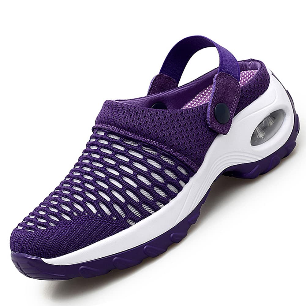 Stratuxx Kaze Women's Diabetic Walking Shoes - Air Cushion Slip-On Orthopedic Sandals for Comfort & Support | Perfect for Daily Walking, Travel & Diabetic Foot Care