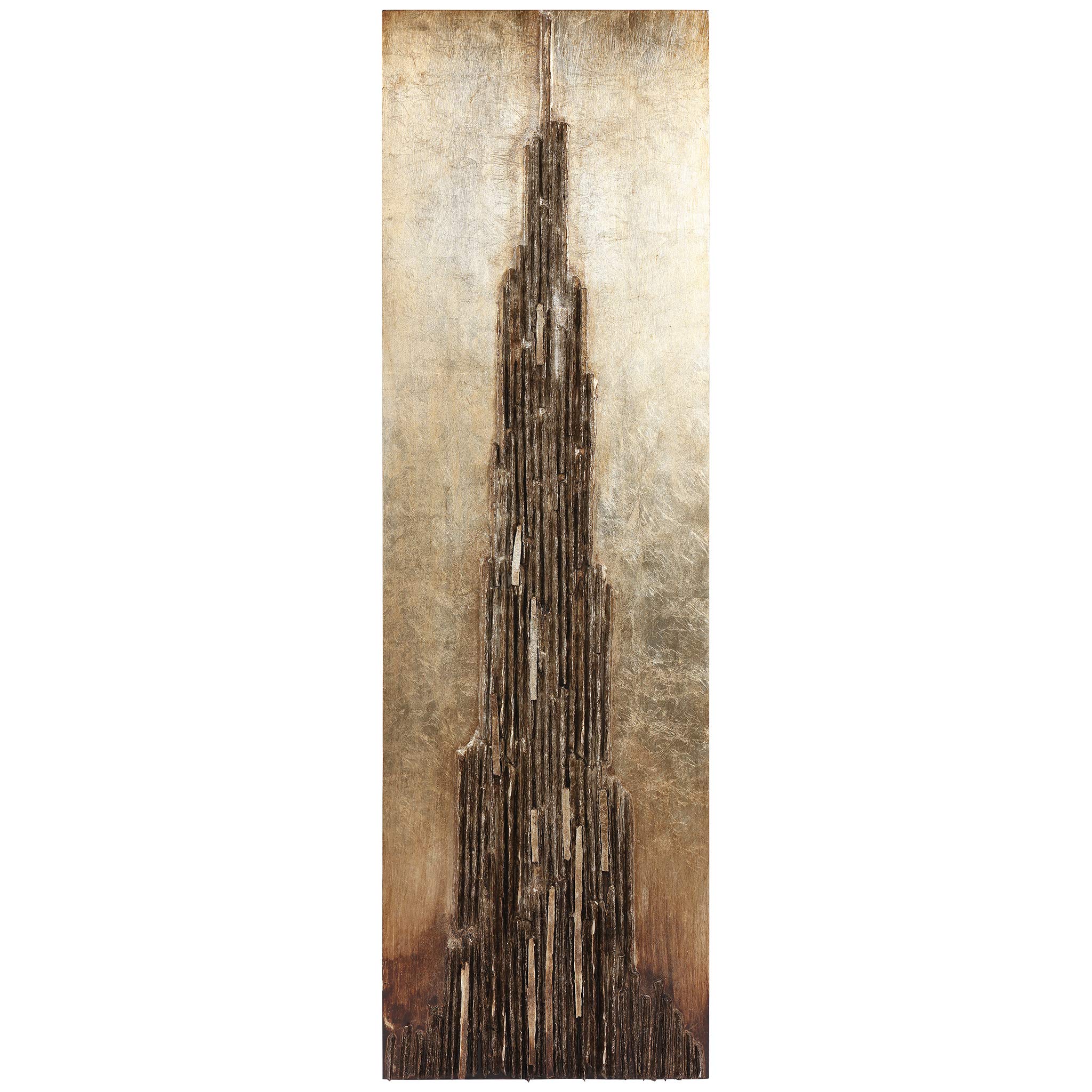 Empire Art Direct 3D Wood Wall Art with Gold Leaf - 72