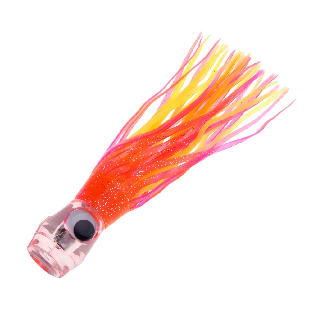 Simhoa Soft Squid Fishing Lure - Premium Trolling Skirt Bait for Tuna, Marlin & Saltwater Game Fish - Perfect for Offshore Fishing & Deep Sea Angling