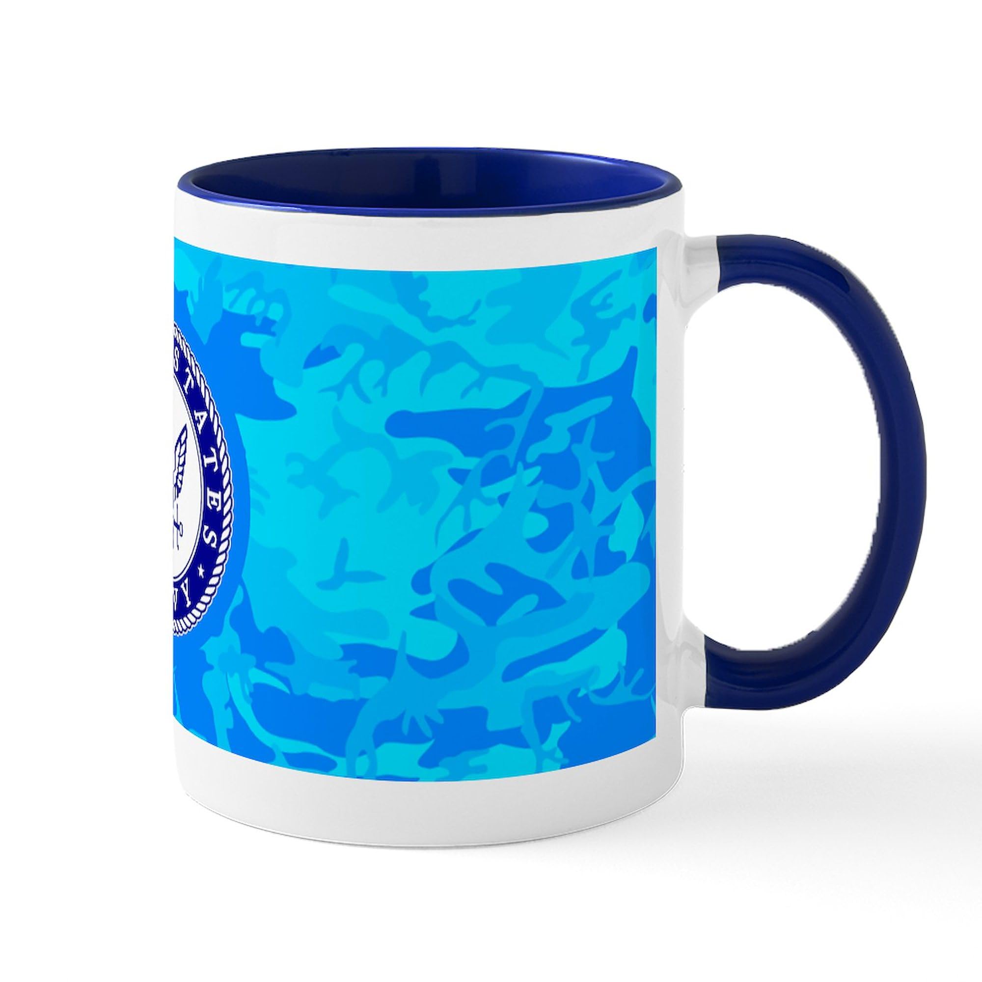 US Navy 11 oz (325 ml) Ceramic Coffee Mug - Perfect for Military Gifts, Office Use & Home Decor | CafePress
