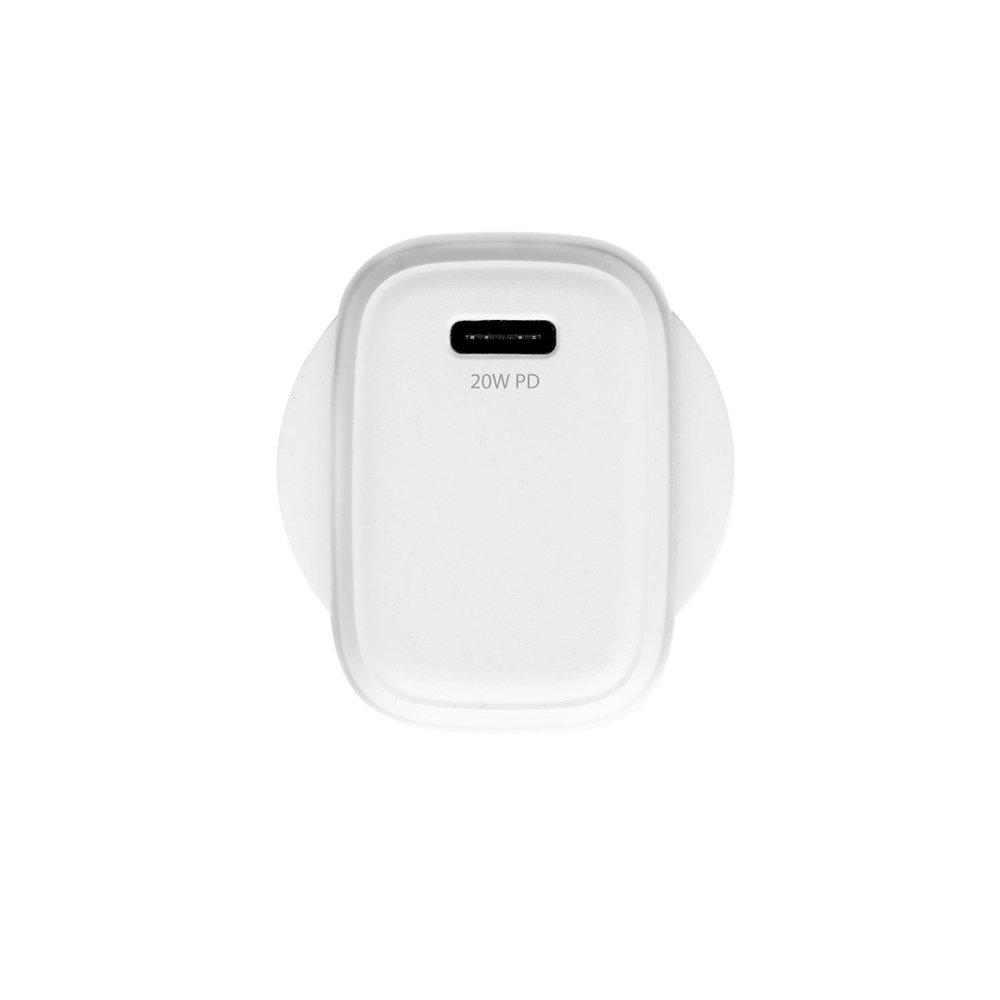 3sixT 20W USB C Wall Charger with PD Fast Charging & USB C to Lightning Cable - Perfect for iPhone, iPad, and Android Devices at Home, Office or Travel