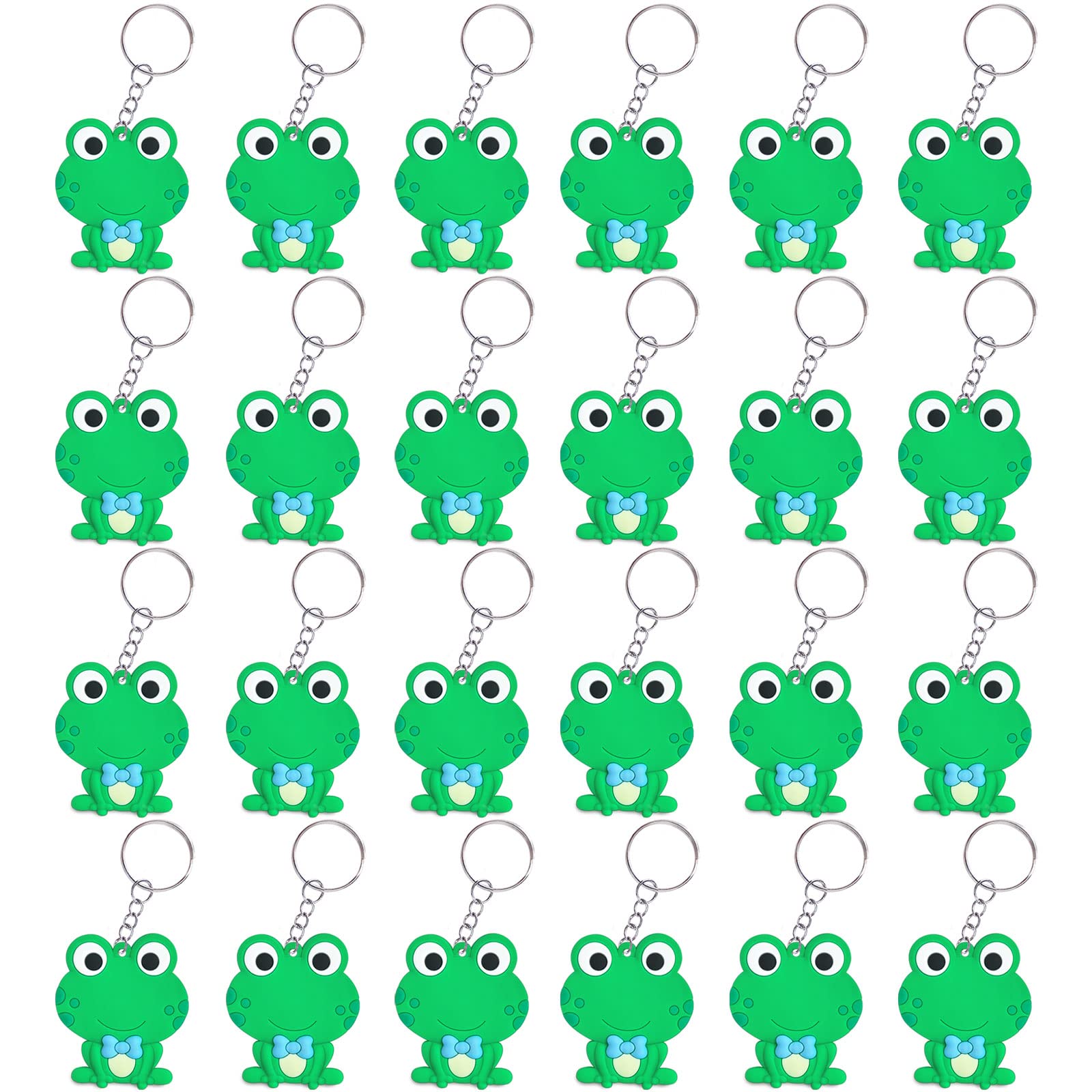 24 Pack Green Frog Party Decorations - CiciBear Frog Prince Themed Party Supplies for Baby Showers, Kids Birthdays & School Events | Perfect for 80s Theme Parties & Animal-Themed Celebrations