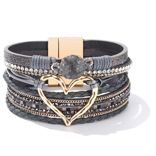 B9:Bangle Bracelets(grey)