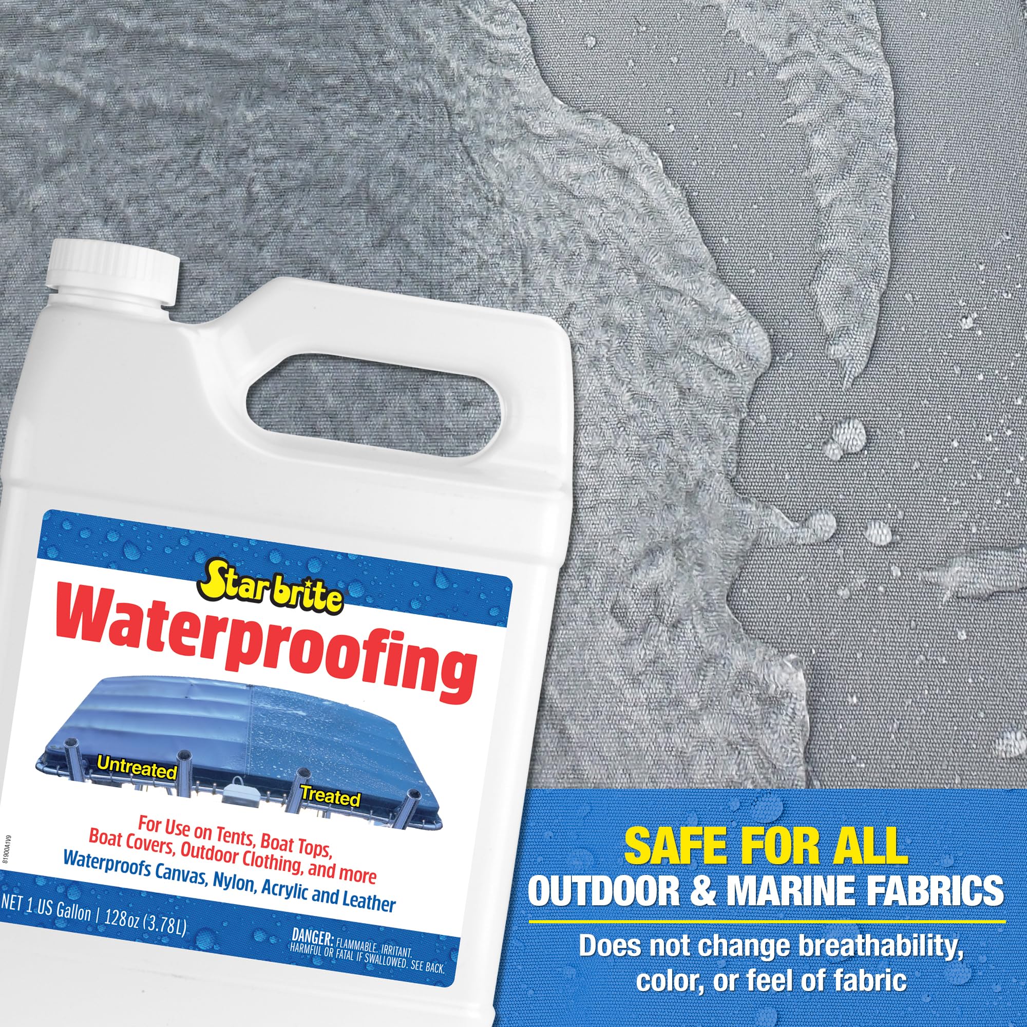 STAR BRITE Premium Waterproofing Spray - Waterproof, Stain Repellent & UV Protection for Outdoor Gear | Boat Covers, Car Covers, Tents, Jackets, Backpacks, Boots & More | Ideal for Camping, Boating & Outdoor Adventures