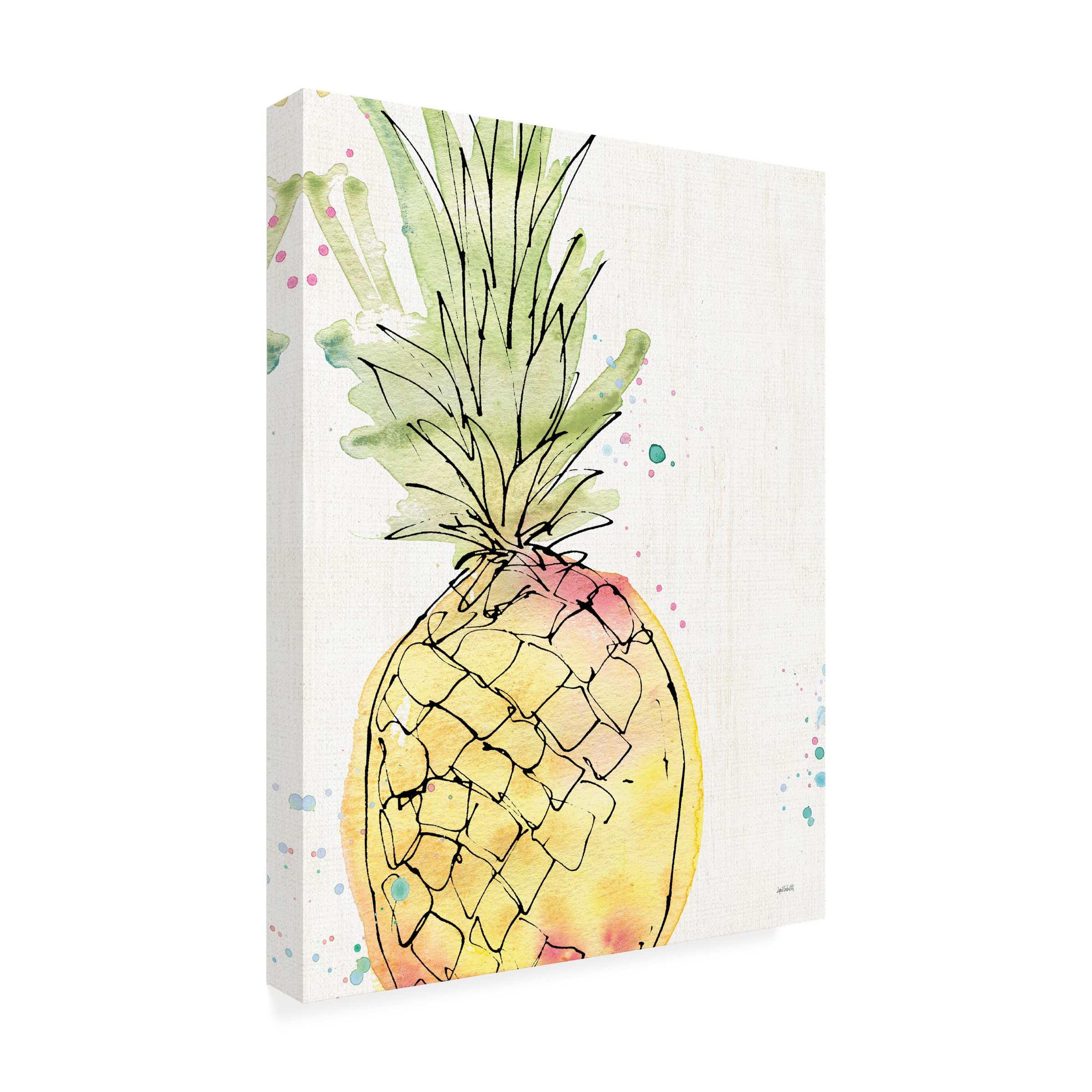 Anne Tavoletti 'Palm Passion VIII' Canvas Wall Art Print - Modern Tropical Home Decor for Living Room, Bedroom & Office