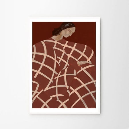 THE POSTER CLUB Sofia Lind - Waiting At Art Et Metiers Art Print Poster 50x70cm (20x28in) - Modern Wall Decor for Living Room, Bedroom & Office