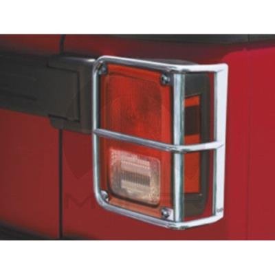 Genuine Jeep Wrangler Tail Lamp Guard 82210268AC - Chrome Finish for Enhanced Protection & Style | Perfect for Off-Roading & Daily Driving