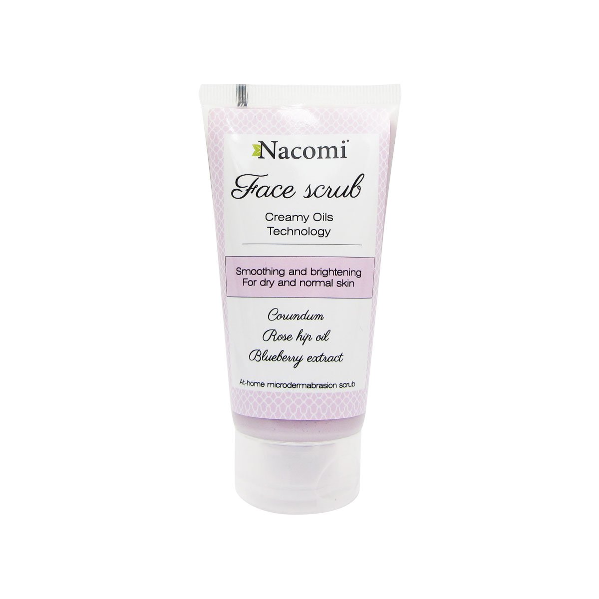 NACOMI Creamy Oil Technology Face Scrub 85ml - Smoothing & Brightening Exfoliator for Glowing Skin | Perfect for Daily Skincare Routine & Spa Treatments