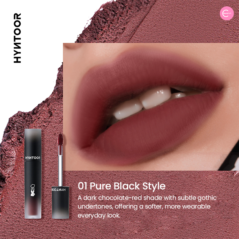 HYNTOOR Reversible Macaron Lip Mud - Long Lasting Matte & Glossy Lipstick for Women, Vegan & Cruelty-Free - Perfect for Everyday Wear, Date Night & Special Occasions