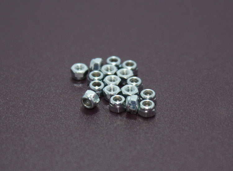 10PCS LESU M2 M3 M4 Self-Locking Nutsert Flange Nuts for Tractor, Truck, RC Cars (1/14 Scale), Tamiya Models, Excavators, Dumpers & Loaders - Durable Metal Fasteners for DIY Repairs & Hobby Projects