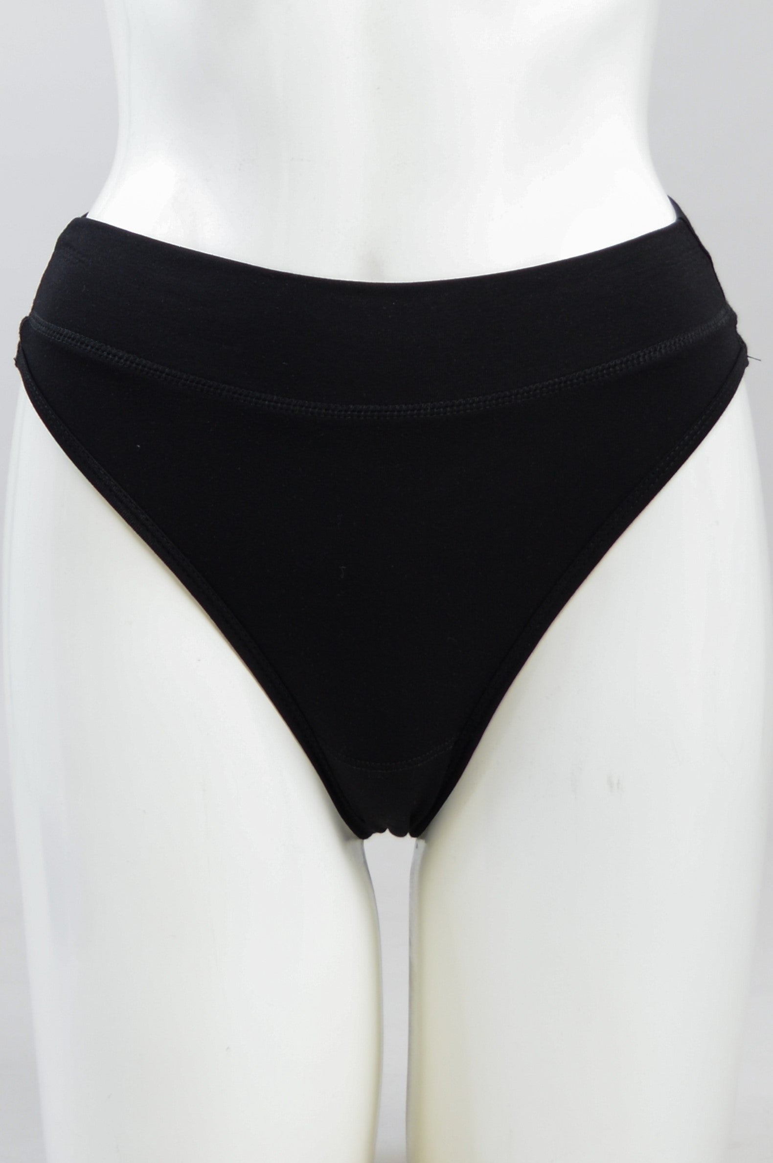 Premium Black Bamboo La Thong - Comfortable & Breathable Underwear for Women - Perfect for Yoga, Lounge & Everyday Wear