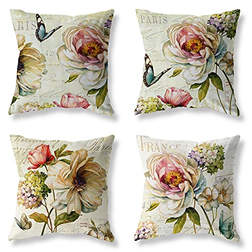 A Vintage Yellow Flower 4pc