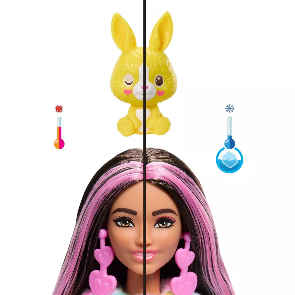 Barbie Cutie Reveal Rabbit Doll - Surprise Toy with 15+ Accessories for Kids, Perfect for Birthday Gifts & Pretend Play | Collectible Fashion Doll for Girls Ages 3+