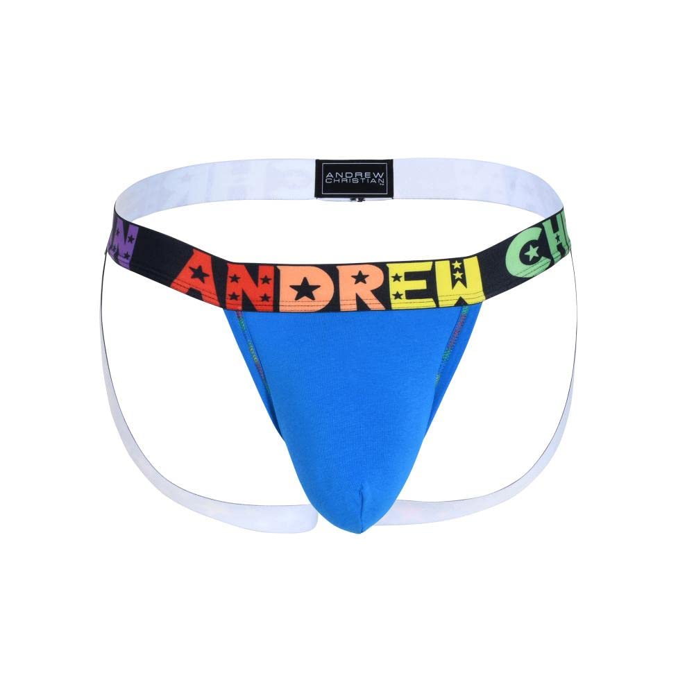 Andrew Christian Candy Hearts Air Jock Brief - Almost Naked Sheer Men's Underwear for Comfort & Style | Perfect for Valentine's Day, Intimate Moments & Everyday Wear