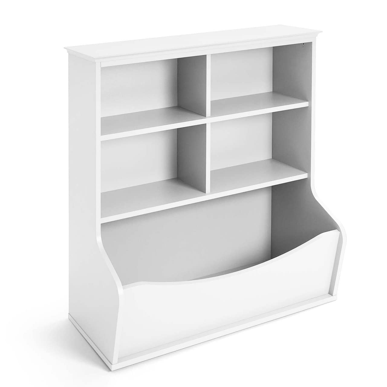 CAPHAUS Kids' Storage Organizer - 6-Cube Open Shelf Bookcase for Toys, Books & Clothes | Nursery, Playroom & Closet Organization Solution | Durable Multifunctional Storage Cabinet for Home & Classroom Use