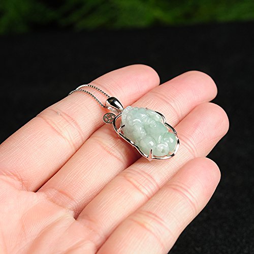 Natural Green Emerald Jade Pendant Necklace - Authentic Cusstally Charm Jewelry for Women | Perfect for Gifts, Weddings & Everyday Elegance