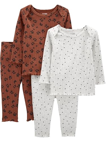 Brown Animal Print/Grey Dots