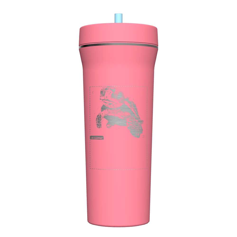 32 oz Customized Straw Tumbler with Lid & Handle - Insulated Stainless Steel Water Bottle for Hot & Cold Drinks - Perfect for Gym, Hiking, Office & Travel