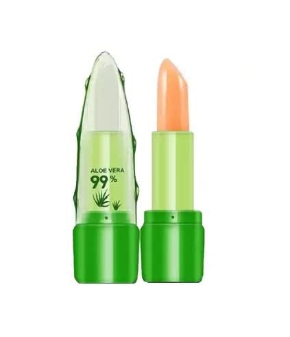 Professional Aloe Vera Lip Balm for Smooth & Pink Lips - Hydrating & Nourishing - Pack of 1 - Perfect for Dry Lips, Winter Care & Daily Moisturizing