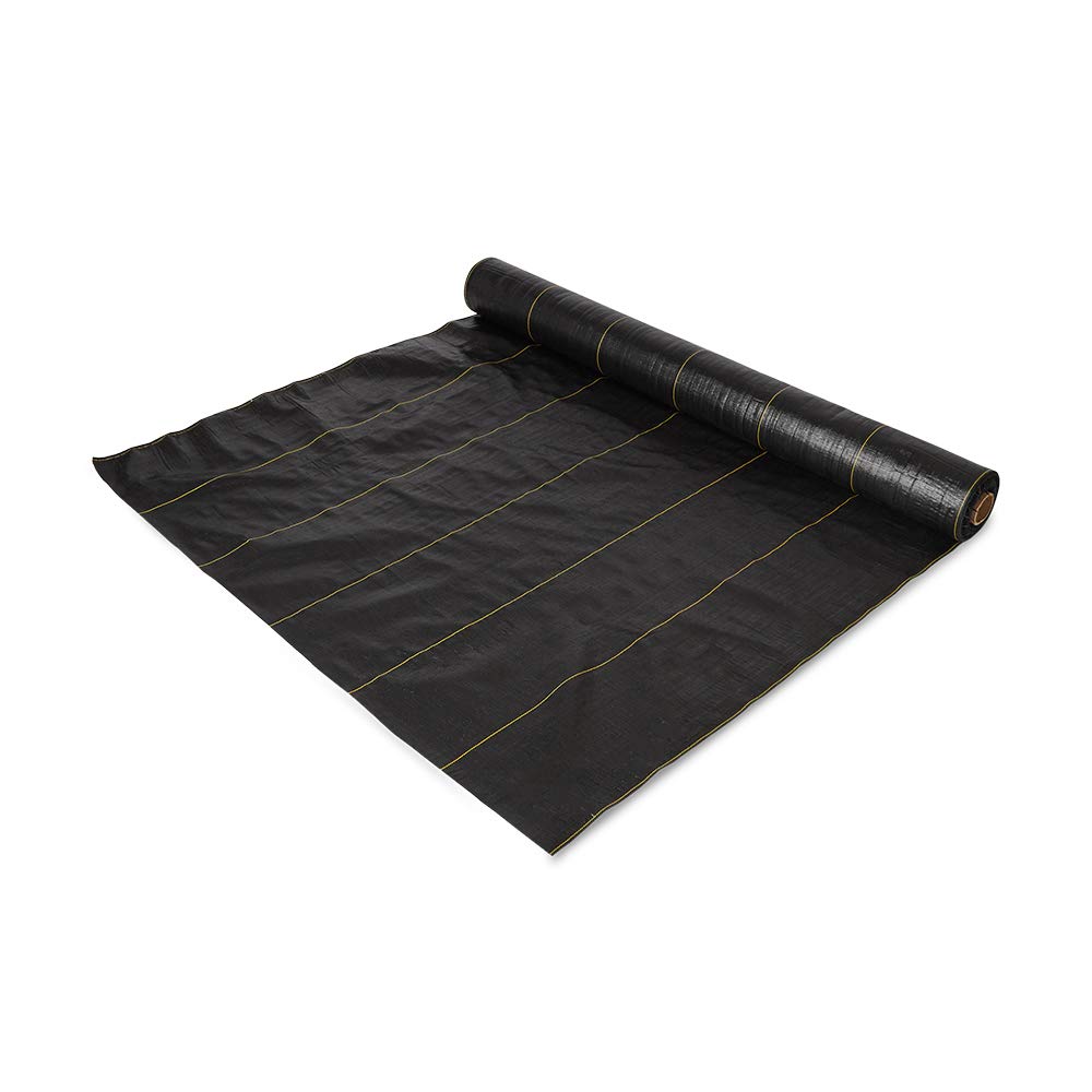 **DeWitt Sunbelt Woven Weed Barrier Fabric - 3.2 oz, Black, 6' x 500' - Durable Ground Cover for Greenhouse, Garden, Landscaping & Outdoor Displays - Perfect for Weed Control, Erosion Prevention & Soil Protection**