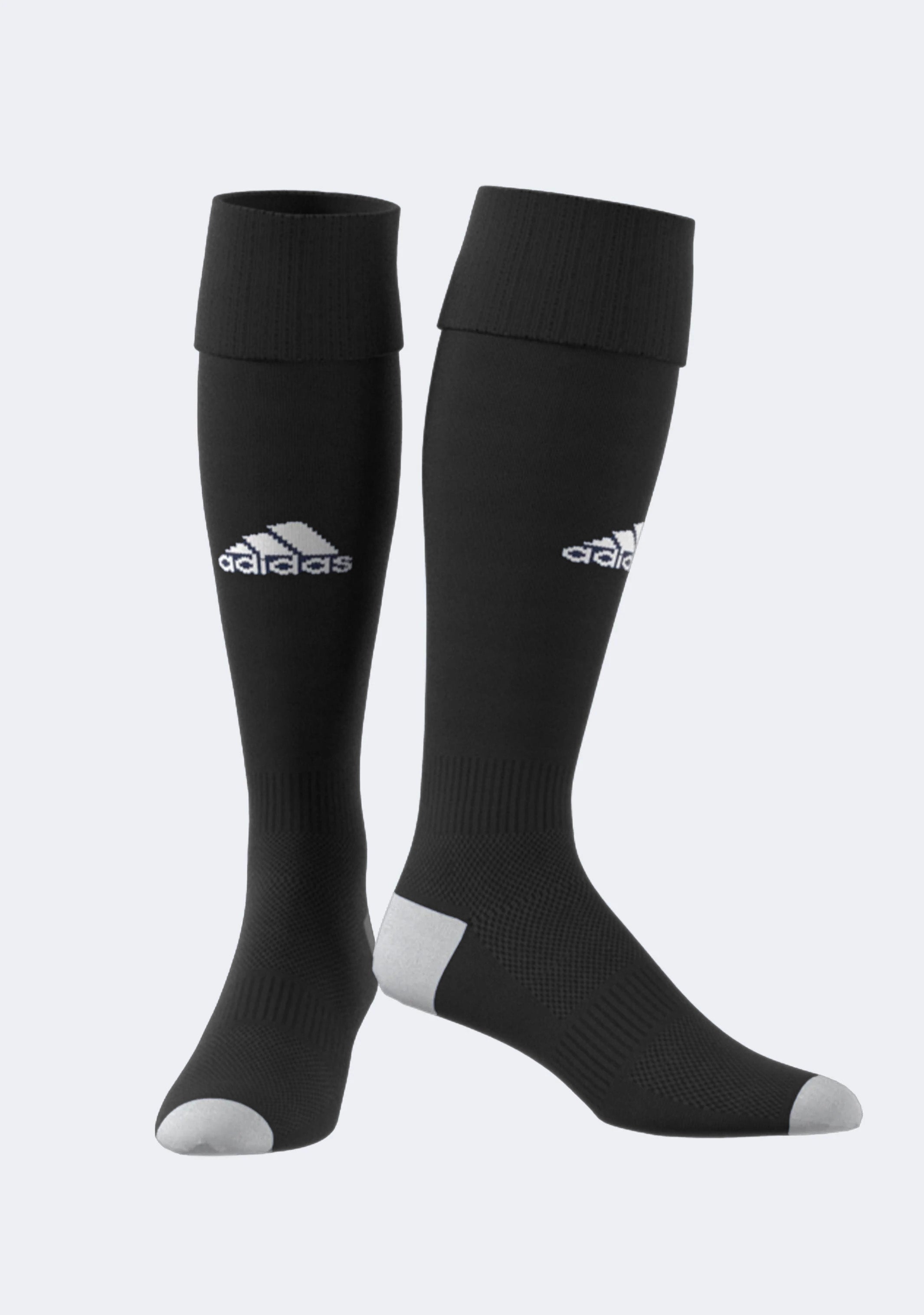 Adidas Milano 16 Athletic Socks - 6-Pack Performance Crew Socks for Men & Women - Breathable Cushioned Sports Socks for Running, Gym, Basketball & Everyday Wear