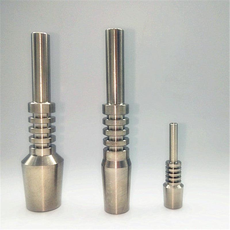 Premium Titanium Dab Nail & Dabber Set - Durable Smoking Tool for Nectar Collectors, Glass Dab Rigs & E-Rigs | Perfect for Concentrate Enthusiasts & Home Use