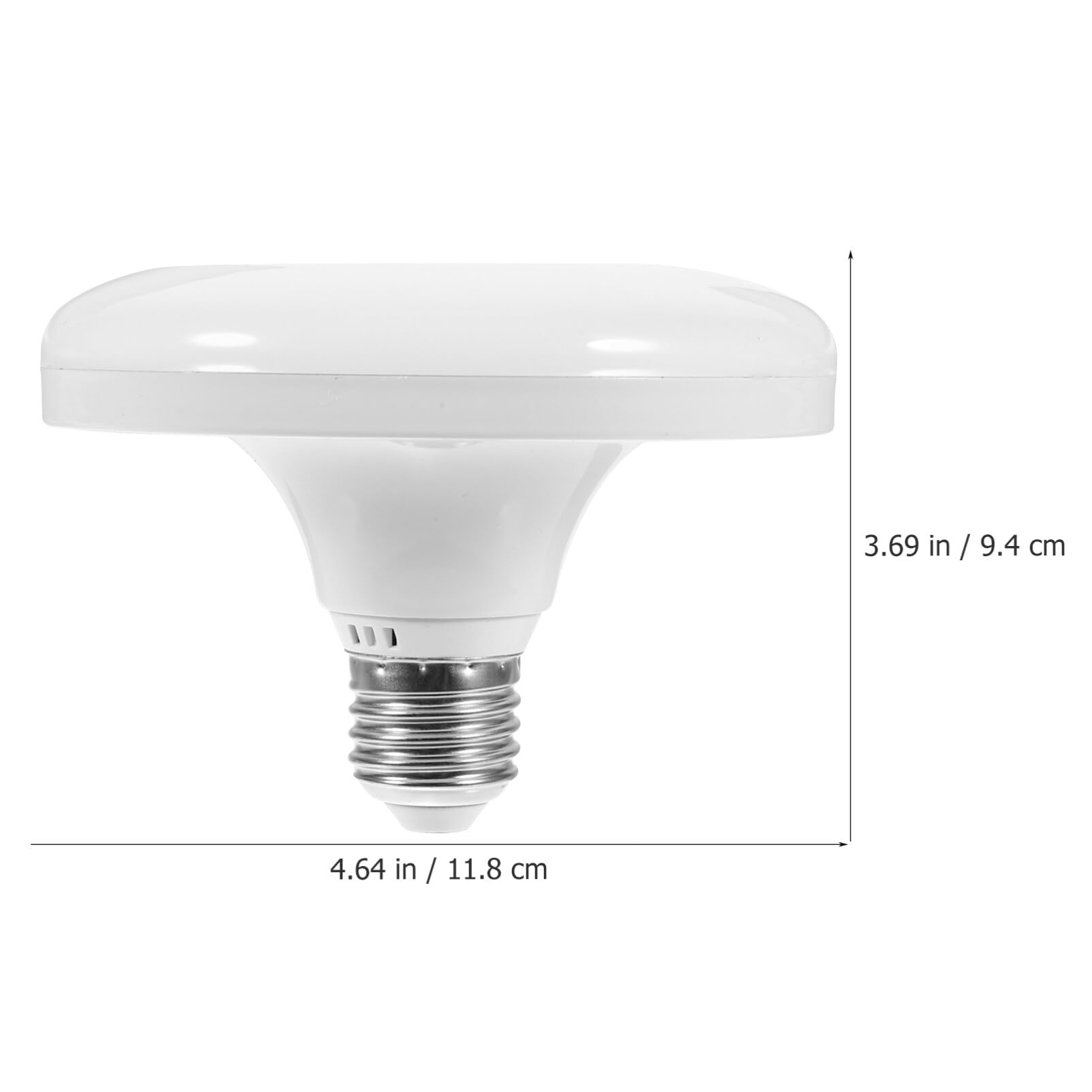 Totority 3-Pack E27 LED Light Bulbs 24W, Energy Saving Flat LED Bulbs for Home, Porch, and Indoor Lighting - Perfect for Living Rooms, Bedrooms, and Outdoor Spaces