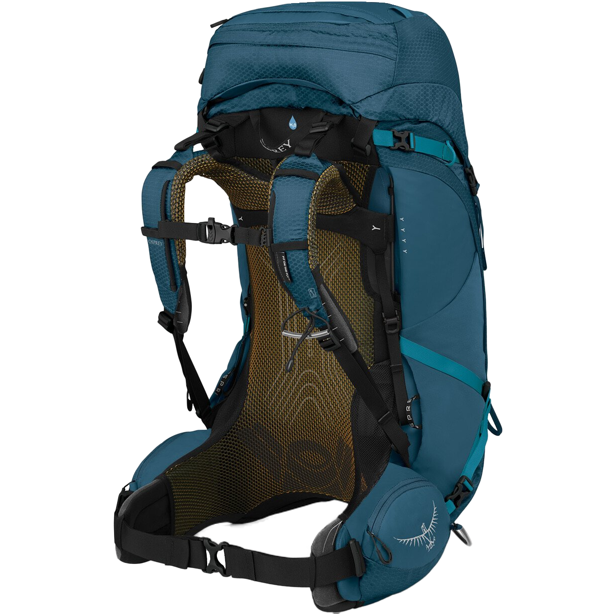 Osprey Atmos 50 Backpack - Lightweight Hiking Backpack for Men & Women - 50L Capacity, Adjustable Suspension, Ventilated Back Panel - Perfect for Camping, Trekking & Outdoor Adventures