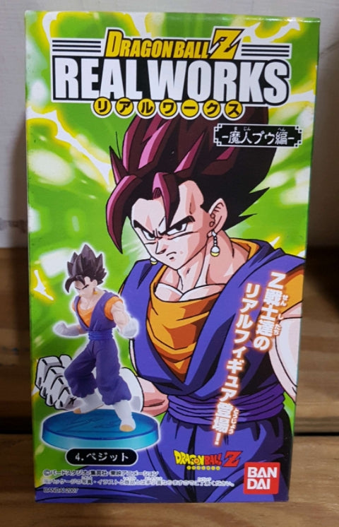 Bandai Dragon Ball Z DBZ Real Works Majin Buu Edition Vegetto Action Figure - Collectible Anime Toy for Display & Gifts