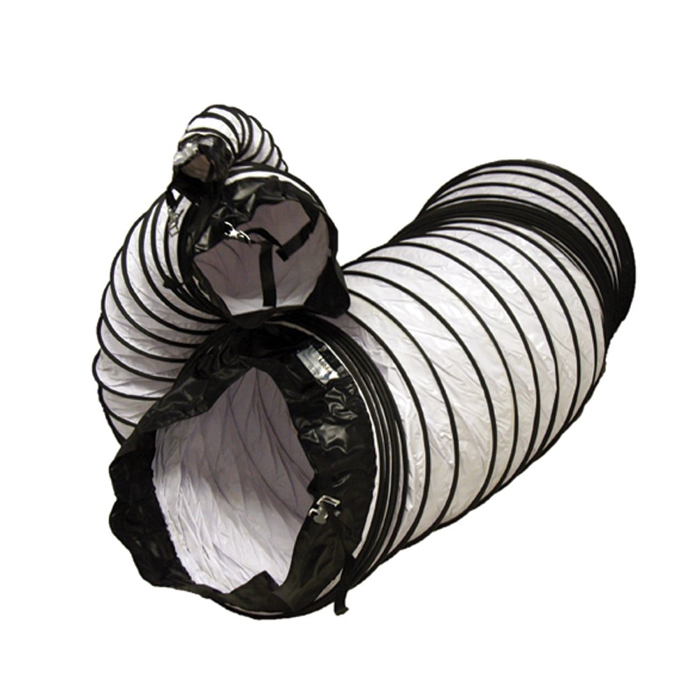 Rubber-Cal White Air Ventilator Duct Hose - 20 x 25 Feet for HVAC, Exhaust, and Ventilation Systems - Durable Flexible Ventilation Ducting for Home, Garage, and Industrial Use