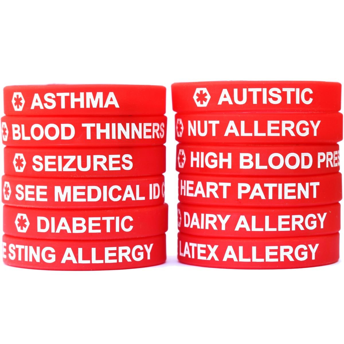 Pacemaker Medical Alert Wristband Bracelet - Red Color Emergency ID Bracelet for Heart Patients | Perfect for Daily Wear, Travel & Emergency Situations