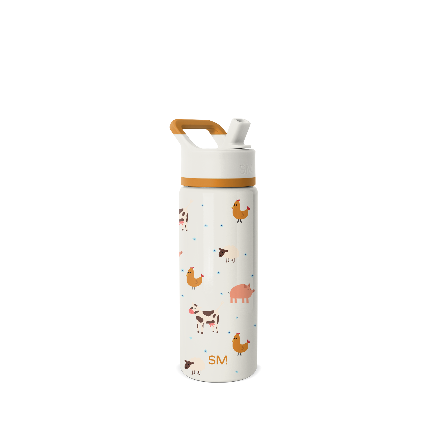 Summit Kids Water Bottle with Straw Lid - BPA Free, Leak Proof, Insulated Stainless Steel Bottle for School, Sports & Outdoor Activities