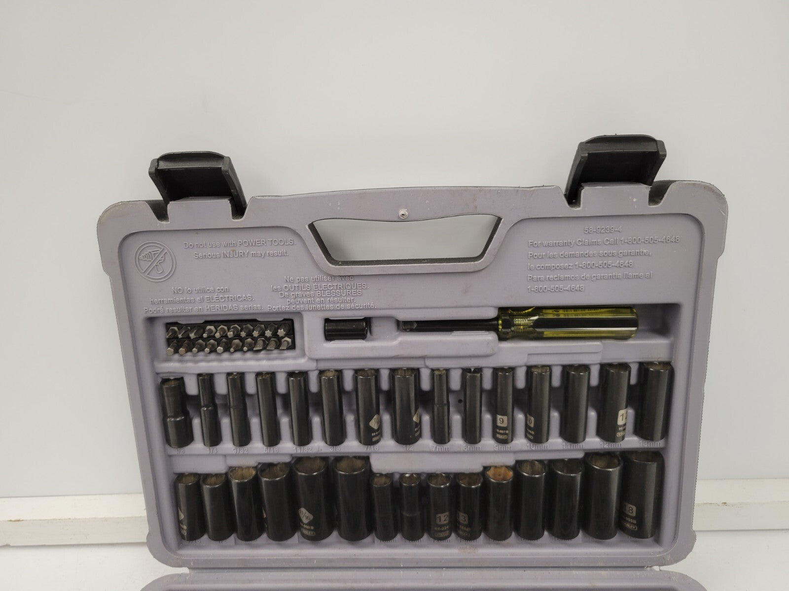 Stanley 99-Piece Socket Set - Professional Grade Socket Wrench Kit with Multiple Drive Sizes - Perfect for Automotive Repair, Home Improvement & DIY Projects