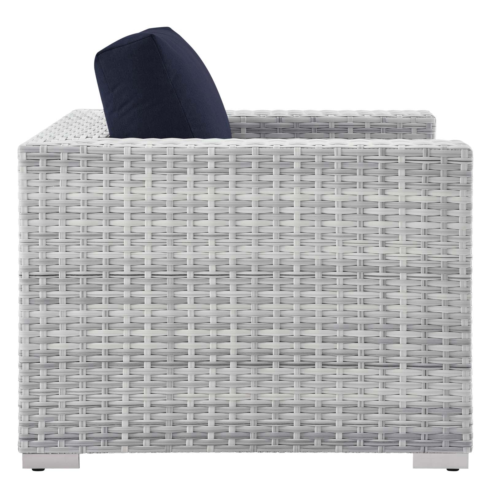 Convene Outdoor Patio Armchair - Weather-Resistant Lounge Chair for Garden, Poolside & Backyard Relaxation
