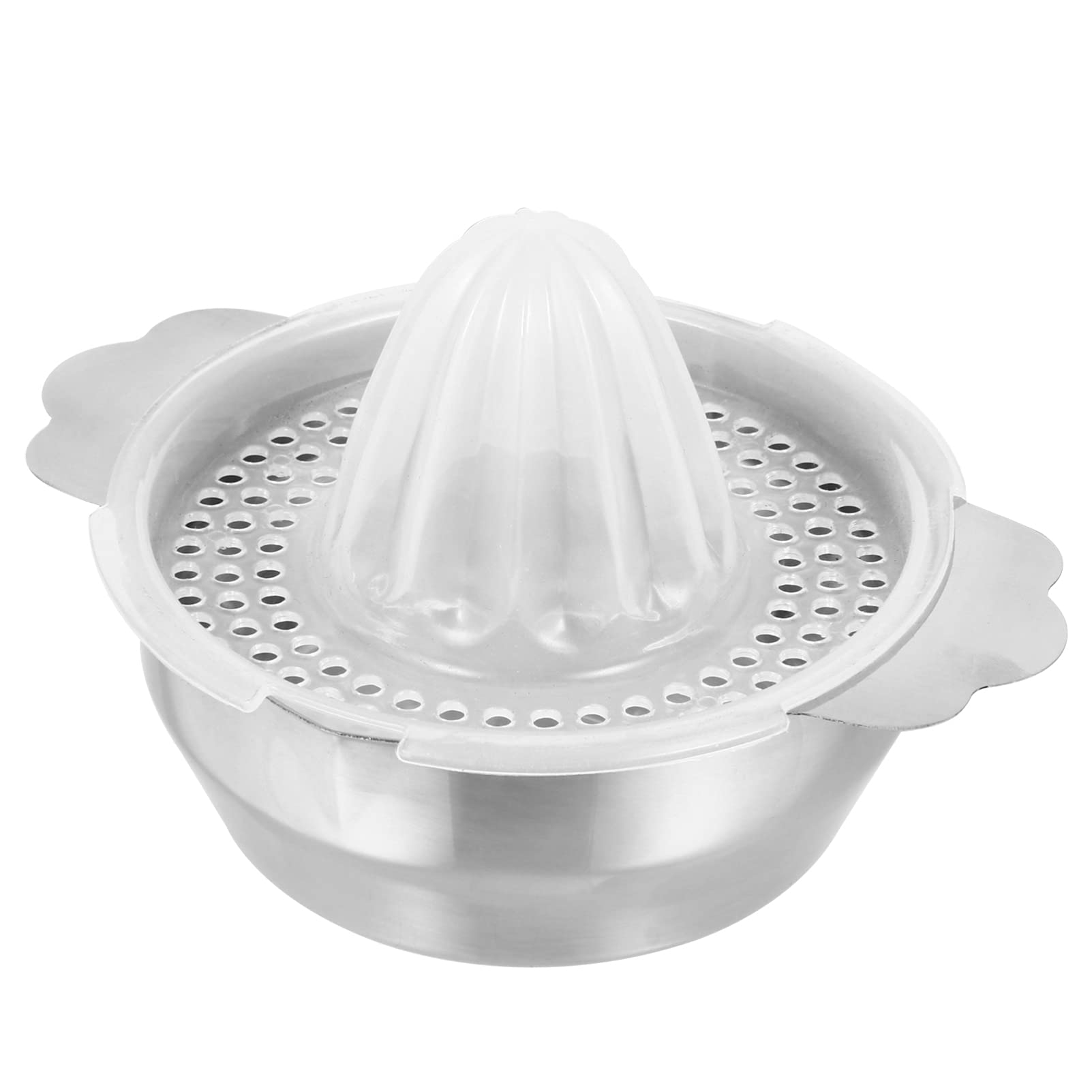 Premium Stainless Steel Manual Citrus Juicer - Handheld Lemon Squeezer for Lemon, Lime, Orange, Grapefruit & Pomegranate - Easy Juice Extraction for Cocktails, Cooking & Healthy Drinks at Home