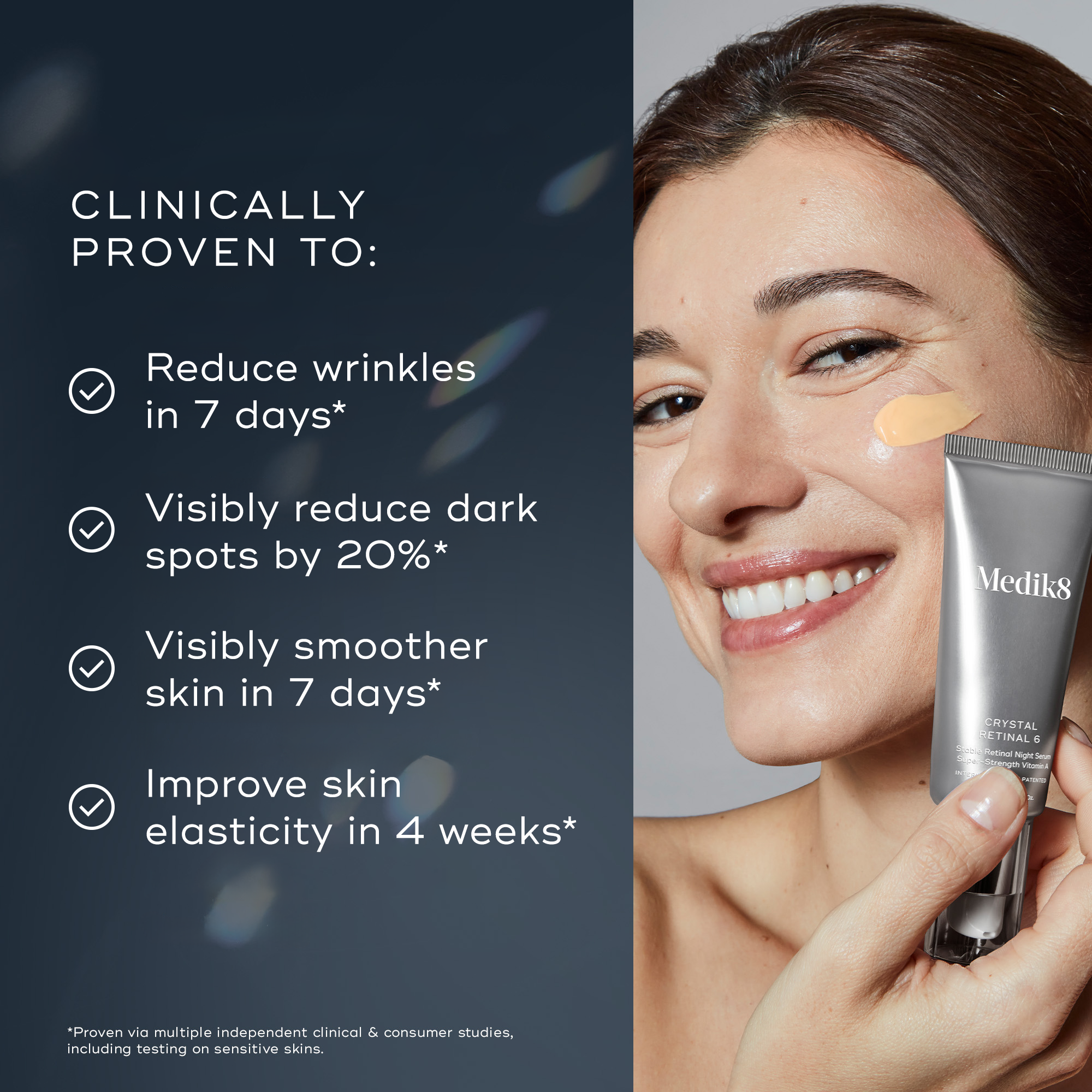 Professional Crystal Retinal Serum for Anti-Aging & Skin Rejuvenation | Vitamin A Skincare Treatment for Fine Lines & Wrinkles | Perfect for Nighttime Routine & Dermatologist Recommended