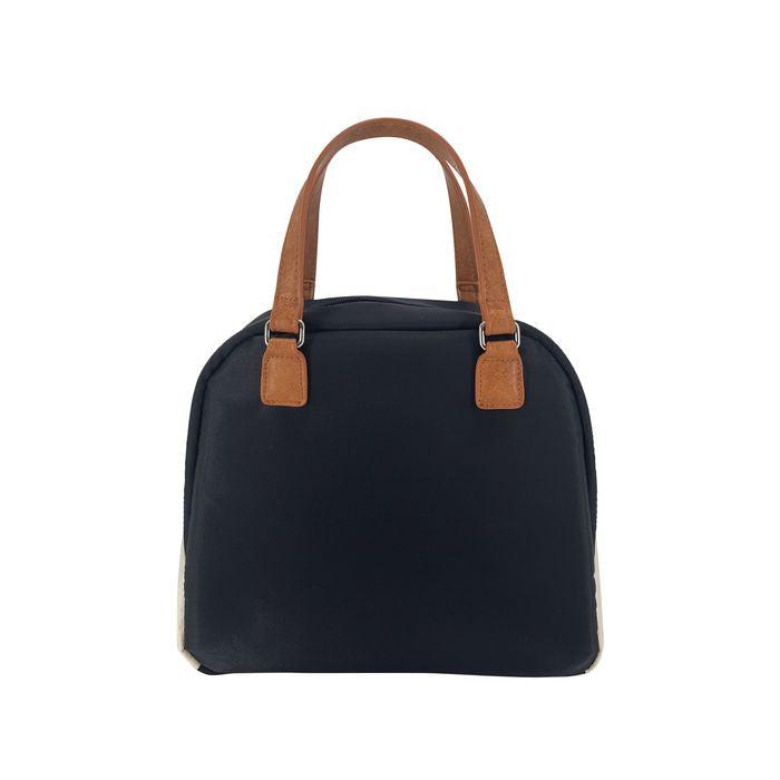 Premium Insulated Lunch Bag - Black & Cream | Leak-Proof & Eco-Friendly | Perfect for Work, School, Picnics & Outdoor Activities