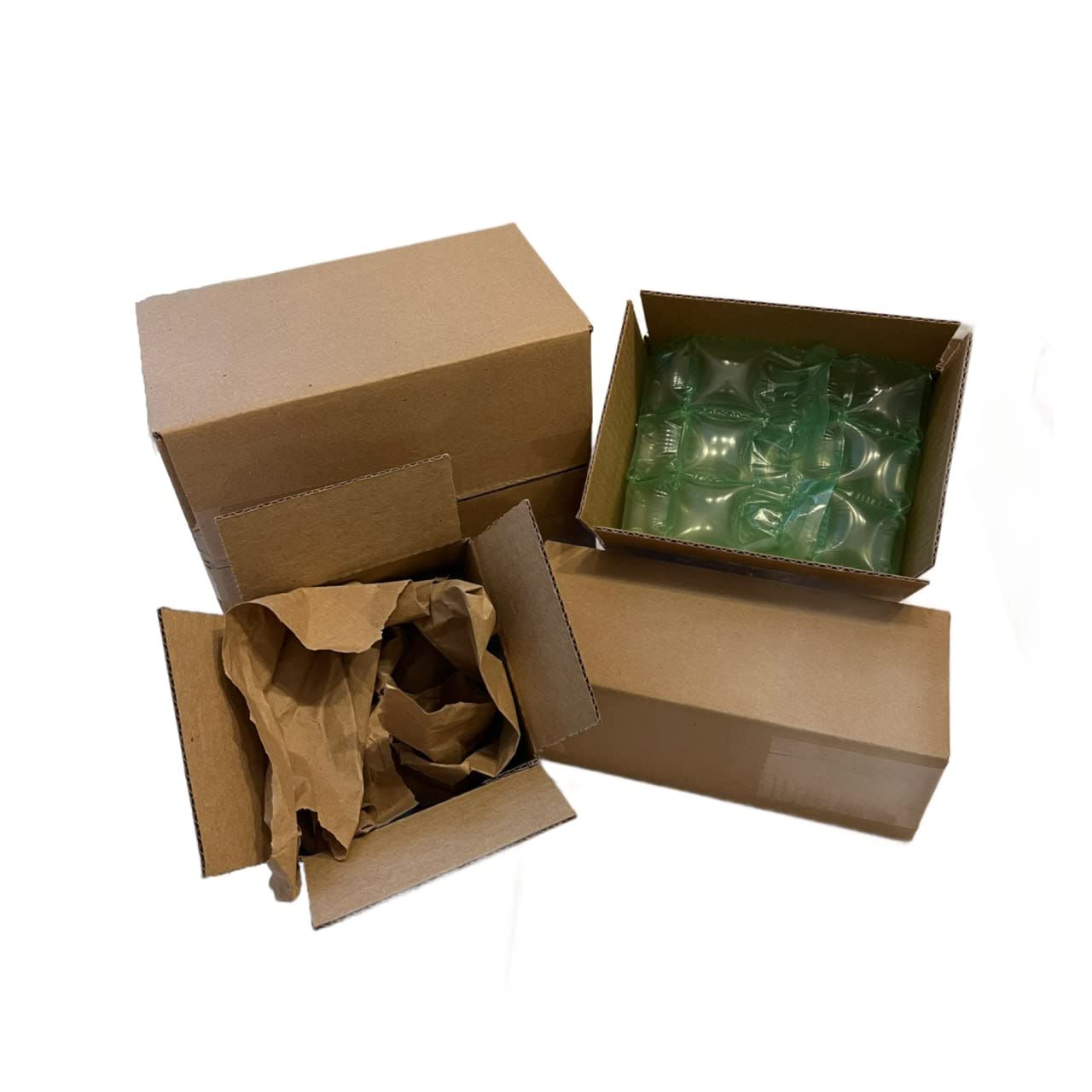 100 Pack 10x10x10 Inch Corrugated Cardboard Shipping Boxes - Small Mailing & Packing Boxes for Ecommerce, Storage & Gift Packaging