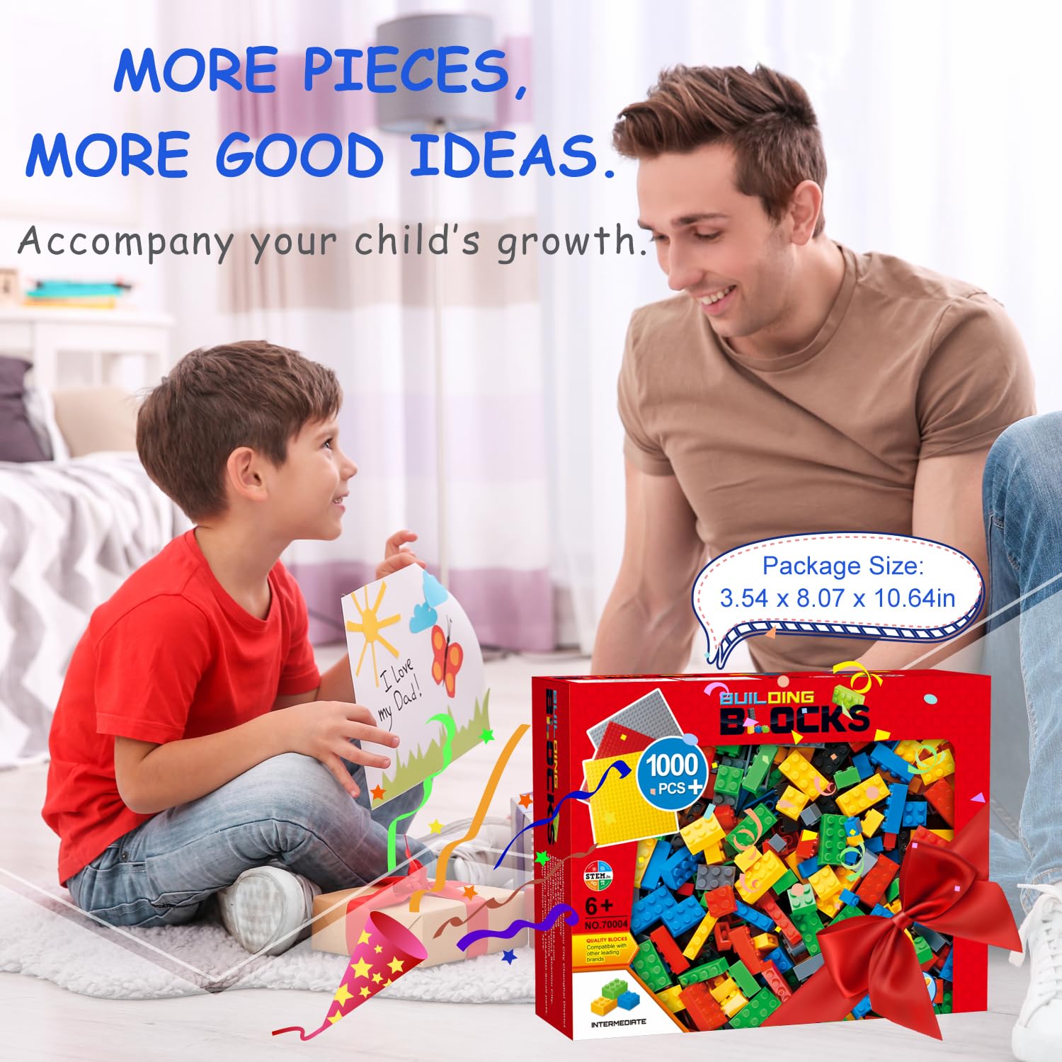 1000pcs Classic Building Blocks - Compatible with Major Brands for Kids 6-12 | STEM Learning Toy for Boys & Girls | Creative Play & Gift Idea