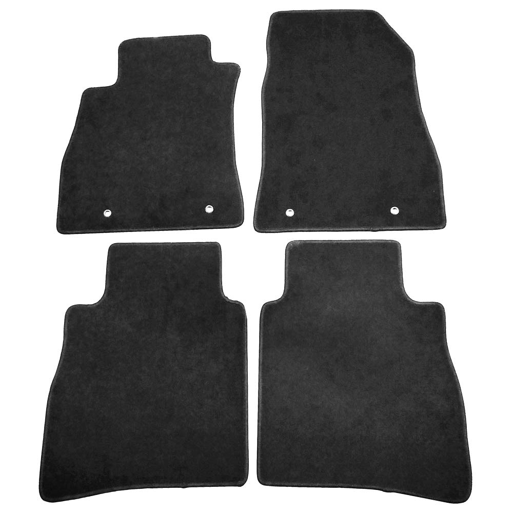 FREEMOTOR802® Premium Nylon Car Floor Mats for 2013-2019 Nissan Sentra - 4PCS Black Non-Slip Custom Fit Floor Liners | Durable Interior Accessories Replacement | Perfect for Daily Commute & Road Trips