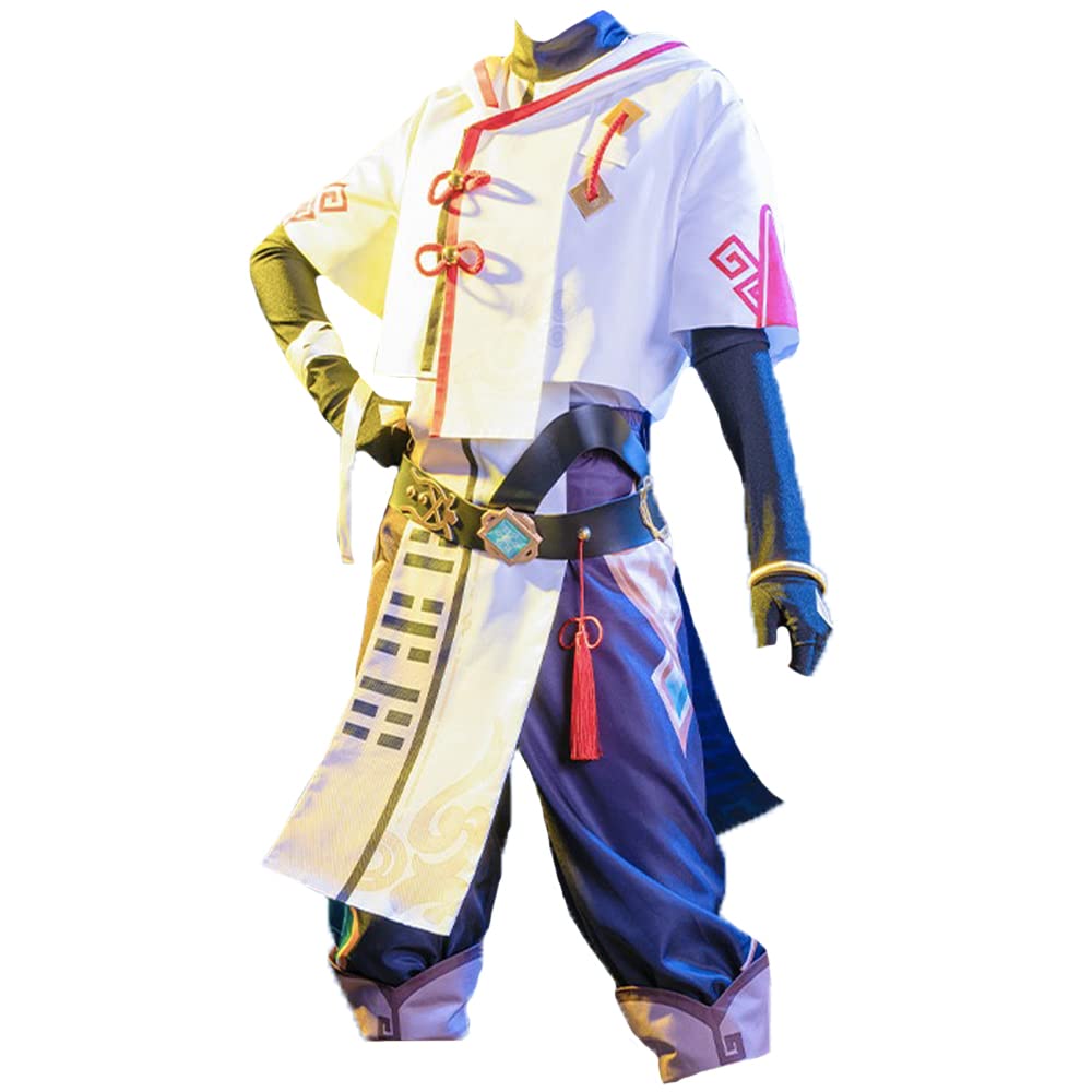 Genshin Impact Chongyun Cosplay Costume - Frozen Ardor Outfit for Halloween, Anime Conventions & Cosplay Events