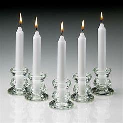 Strulo Unscented Tall Taper Candles - Dripless Clean Burn, 6+ Hour Long-Lasting - Premium White 8-Inch Wedding Candles for Romantic Dinners, Restaurant Decor & Floral Arrangements - Perfect for Home Decor, Church Events & Special Occasions