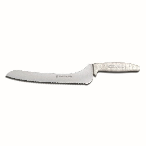 **Dexter S163 9SC PCP (13583) 9-Inch Scalloped Bread Knife - White - Professional Kitchen Knife for Slicing Bread, Cake & Pastries - Perfect for Bakeries, Restaurants & Home Use**